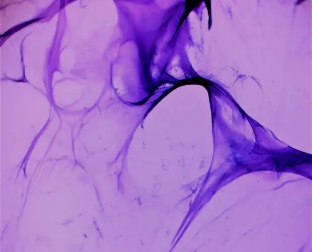 Abstract image with swirling, translucent purple shapes and soft gradients on a light purple background, evoking the creative flow and innovation found in a modern development platform.